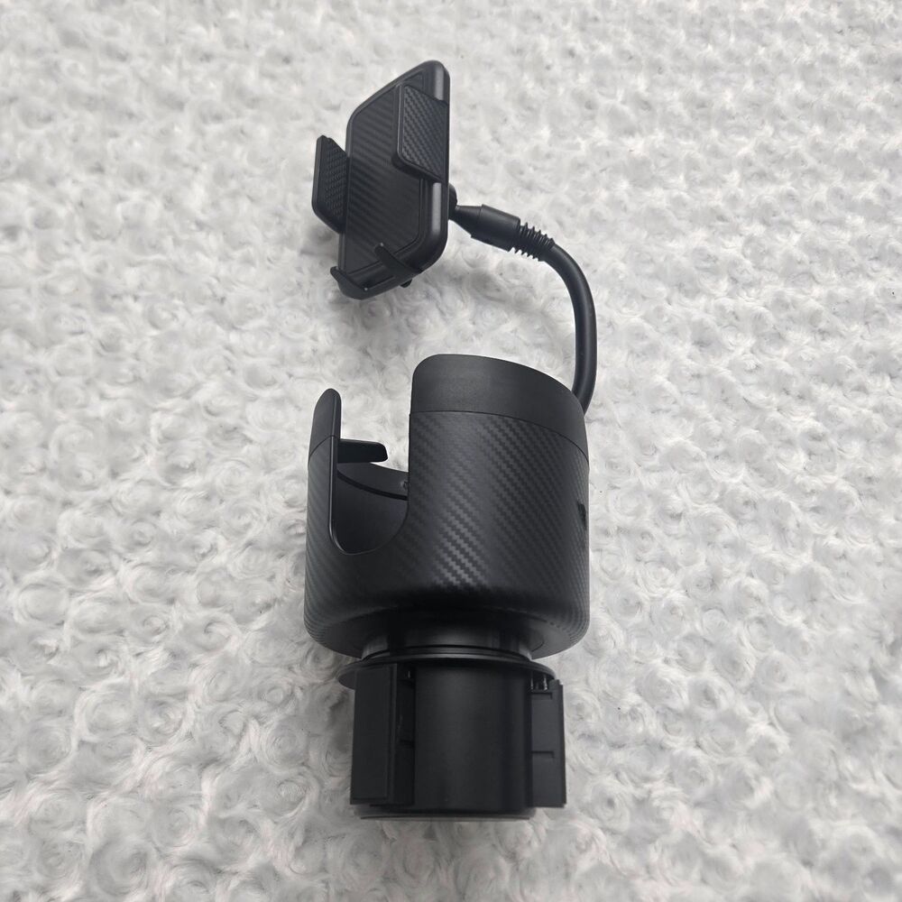 Limitless Innovations CupStation car cup holder phone mount Black 360 Rotation